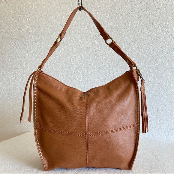 The Sak Handbags - The sak brown leather studded hobo bag